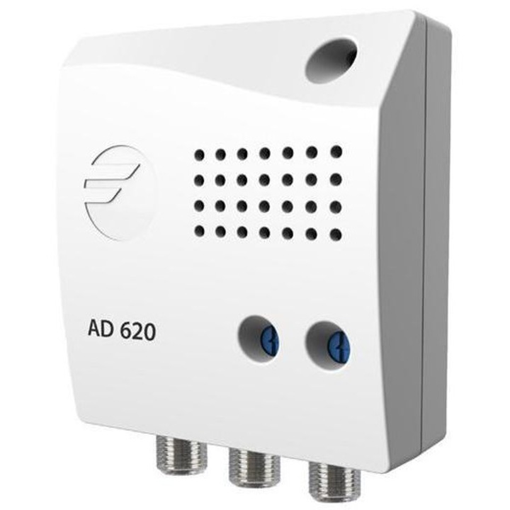 Антенен усилвател, Corab, Пластмаса/ABS, 2 изхода, 21-19mA, 1.5 W, Бял