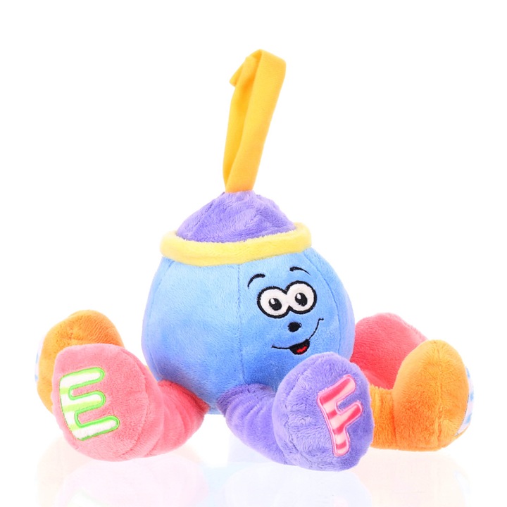 Плюшено бебе октопод - синьо - 26 см