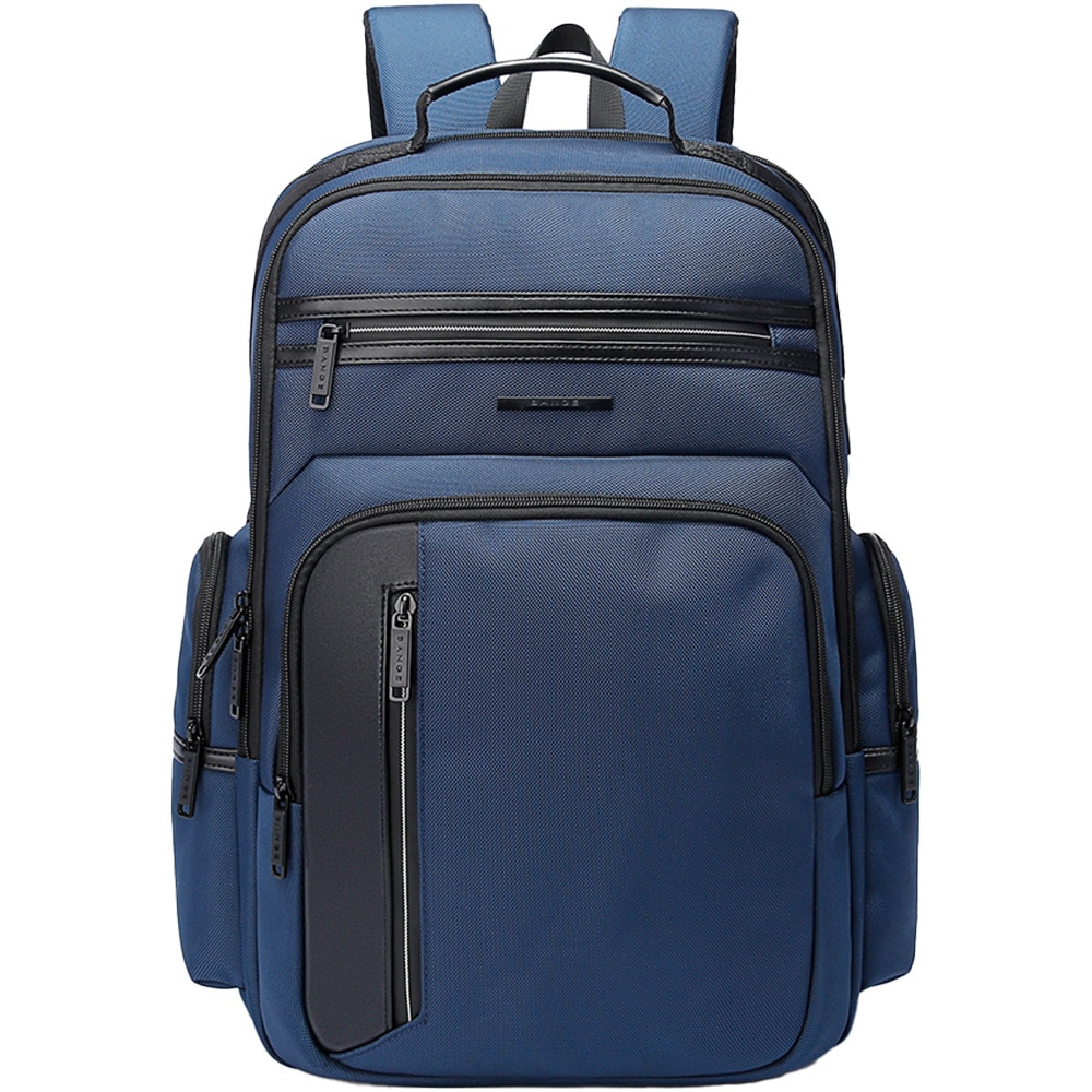Rucsac laptop de 15.6 inch, potrivit pentru calatorii, rezistent la stropi de apa, cu buzunar antifurt, port USB, si USB-C, BANGE, BG2602NY, Albastru
