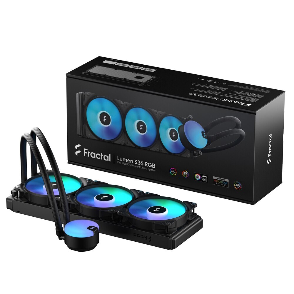 Cooler procesor Fractal Design Lumen S36 V2, ARGB, FD-W-L1-S3612