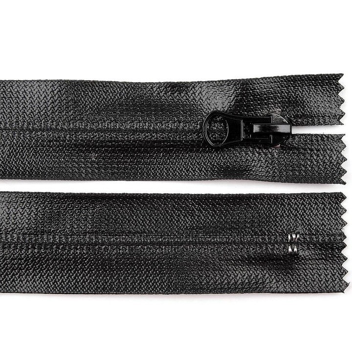 Несменяем водоустойчив спирален цип Kyrra, 18 см, черен