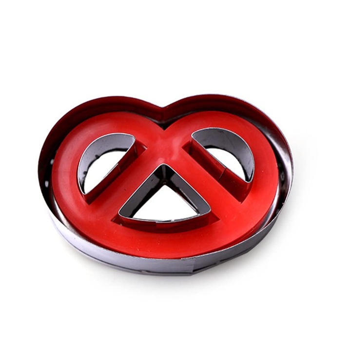 Forma pentru prajituri si covrigei, cu arc ejector, 6.5 x 4 x 2 cm, Rosu - MaffStuff