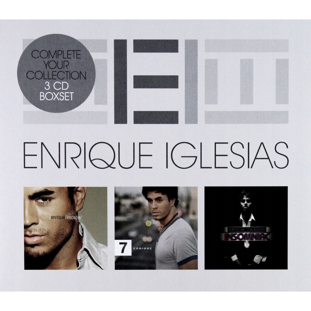 Enrique Iglesias - Escape/Seven/Insomniac, Boxset, 3cd - EMAG.bg