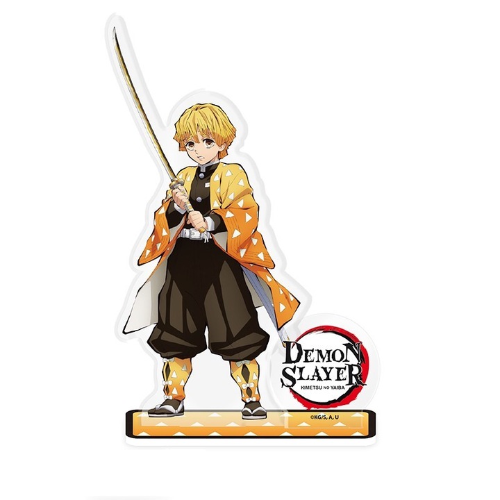 Figurina acrilica, DEMON SLAYER, Zenitsu, 10 cm