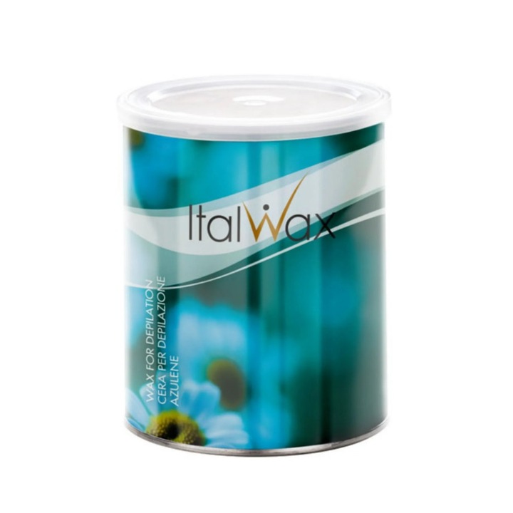 Eldobható szőrtelenítő gyanta, Italwax Classic azulénnel, 800 ml-es fémdoboz