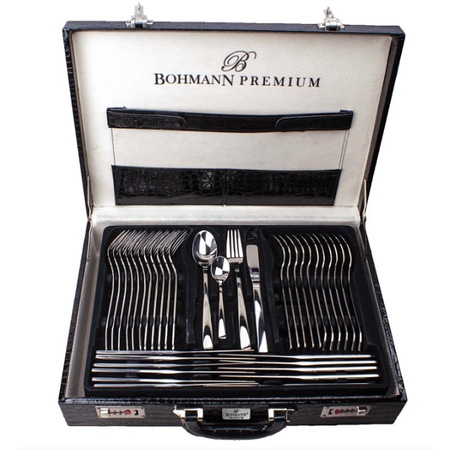 Set tacamuri din inox PREMIUM 18/10, 72 piese, Bohmann