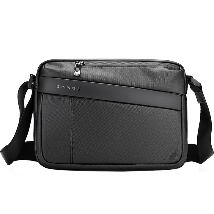 Bange BG7670BK Modern futártáska, minden napra, unisex, vízálló, Fekete