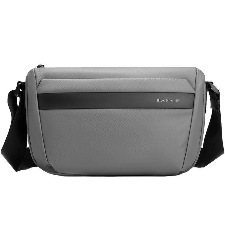 Elegáns futártáska, minden napra, unisex, vízálló, BANGE, BG2871GY szürke