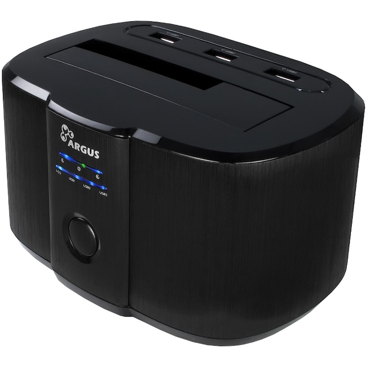 Rack Inter-Tech Argus GD-PD05U Aluminium USB 3.0, SATA III