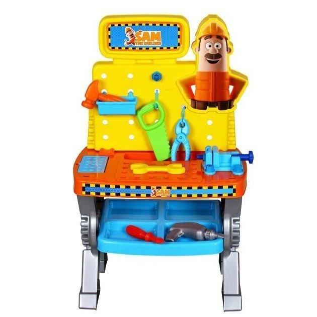 Banc de lucru mobil cu accesorii Sam the Builder