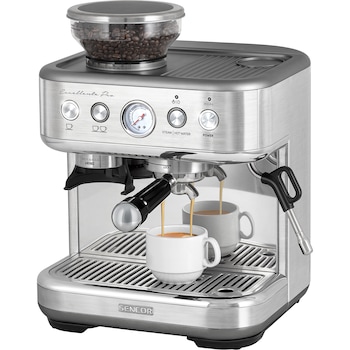 Espressor Sencor SES 6010SS, incalzitor de pahare, rasnita de cafea integrata, 15 bar, argintiu