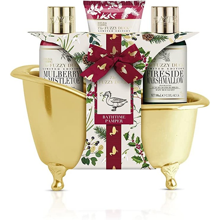 Testápoló kozmetikai ajándékkészlet, The Fuzzy Duck Winter Wonderland Bathtime Pamper, 250 ml