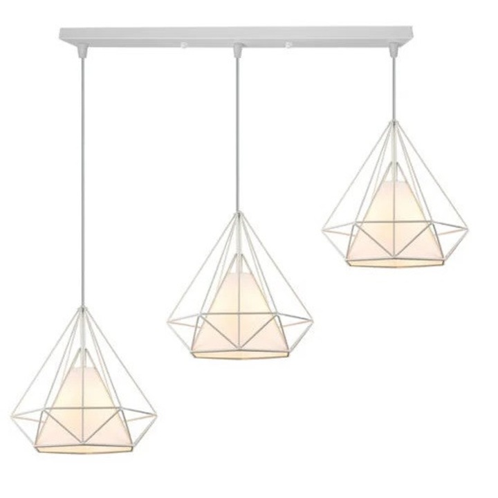 Pendul ΧΑΤΖΗΚΟΝΤΙΔΗΣ ΑΕ, Metal, E27, 25cm, Alb