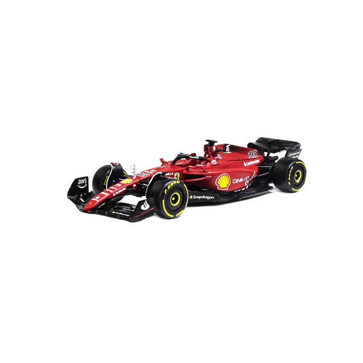 Автомобилен макет Bburago Ferrari F1 F1-75 Team Scuderia Ferrari N16 2022 Charles Leclerc, 1:43