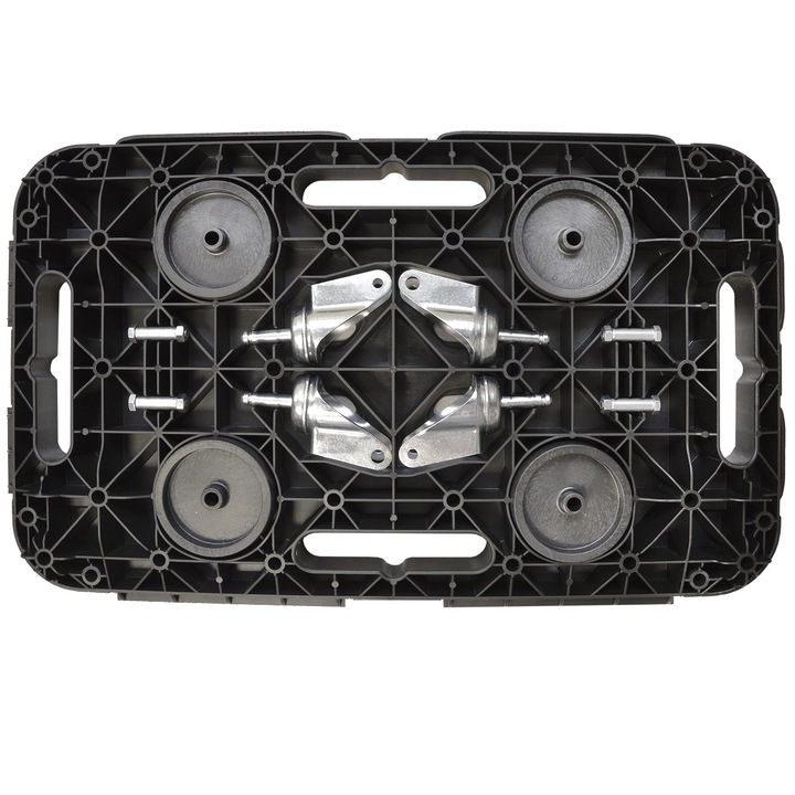 Carucior de transport, ArtPlast, 29 x 48 x 12.5 cm, Negru