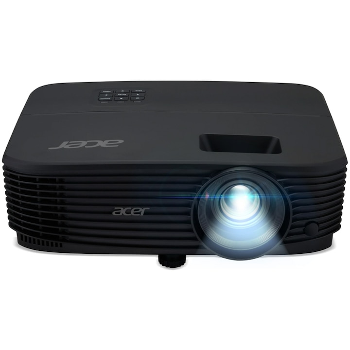 Acer X1229HP projektor, XGA 1024*768, Up to WUXGA 1920*1200, 4500 lumen/ 3600 lumen Eco, 4:3, 16:9, 20000:1, HDMI 3D ready, Fekete