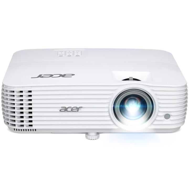 Acer P1657Ki projektor, DLP, WUXGA 1920x1200, 4500 lumen/ 3600 lumen Eco, 16:10/ 16:9/ 4:3, 10 000:1, vezeték nélküli hardverkulcs, WirelessProjection-Kit (UWA5), Fehér