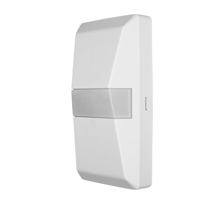 Външна LED стенна лампа, Ledvance, Поликарбонат, IP55, Бяла