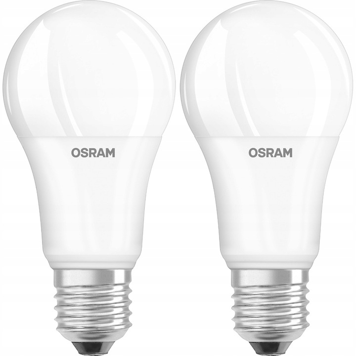Osram LED izzó készlet, E27, A60, 13W = 10W, 1521lm, 3000K, meleg fehér, 2 db