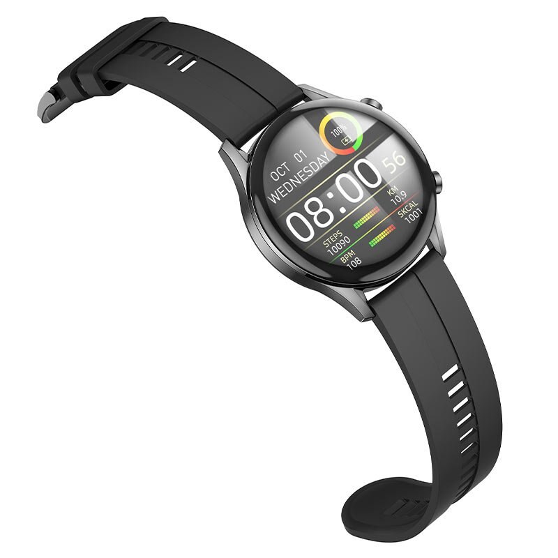 Smartwatch HOCO Y7 - Negru - eMAG.ro