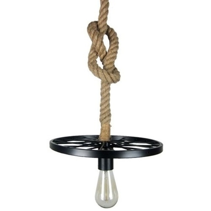 Pendul ΧΑΤΖΗΚΟΝΤΙΔΗΣ ΑΕ, Metal/Sfoara, E27, Maro