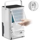 Dezumidificator Trotec TTK33E, 14 l/24h, Debit 80 mc/h, Indicator color umiditate, Uscare Rufe, Alb/Gri