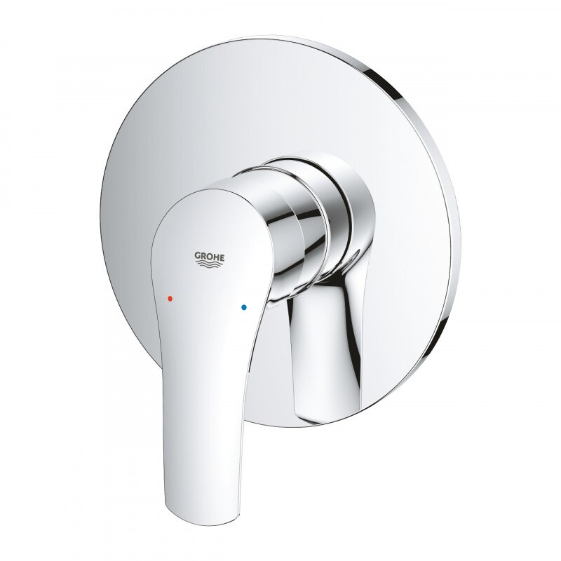 Baterie Grohe Eurosmart 24042003, Pentru cada/dus, Montata pe perete ...