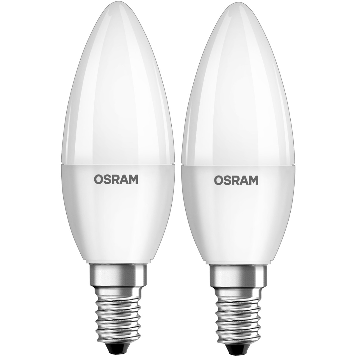 Set 2 Becuri Led Osram E14 B35 4 9w 40w 470lm 3000k Alb Neutru