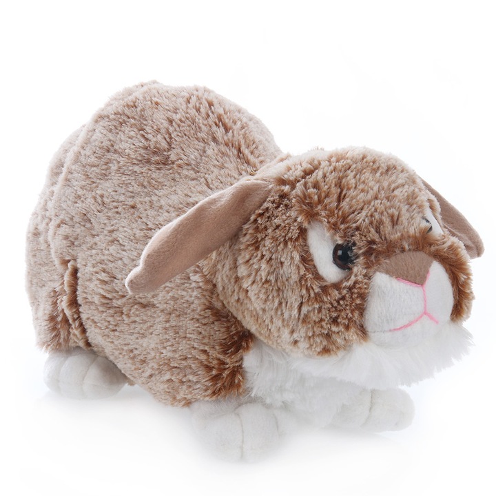 Jucarie de plus, W-web, 33 cm, Maro/Alb