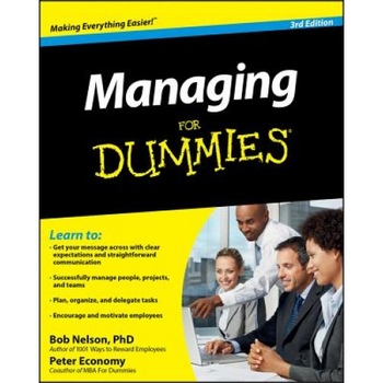 Managing for Dummies - Bob Nelson, Peter Economy Managing for Dummies - Bob Nelson, Peter Economy