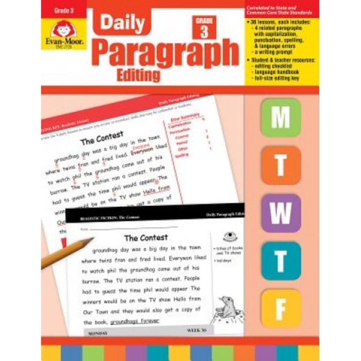 Daily Paragraph Editing, Grade 3, Barbara Linde