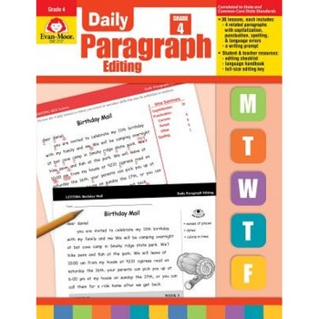 Daily Paragraph Editing, Grade 4, Sarita Chavez Silverman Daily Paragraph Editing, Grade 4, Sarita Chavez Silverman