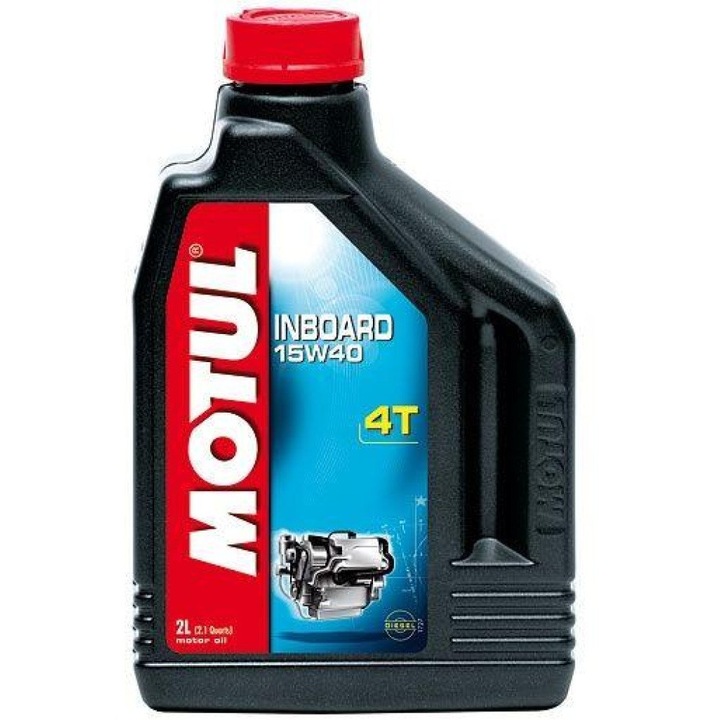 Mobil Inboard Mineral Marine Oil 15W-49 4T, 2L