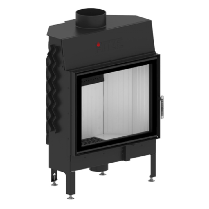 Fa kandalló Hitze Albero AL16S.HD, 16kW, ajtó díszüveggel