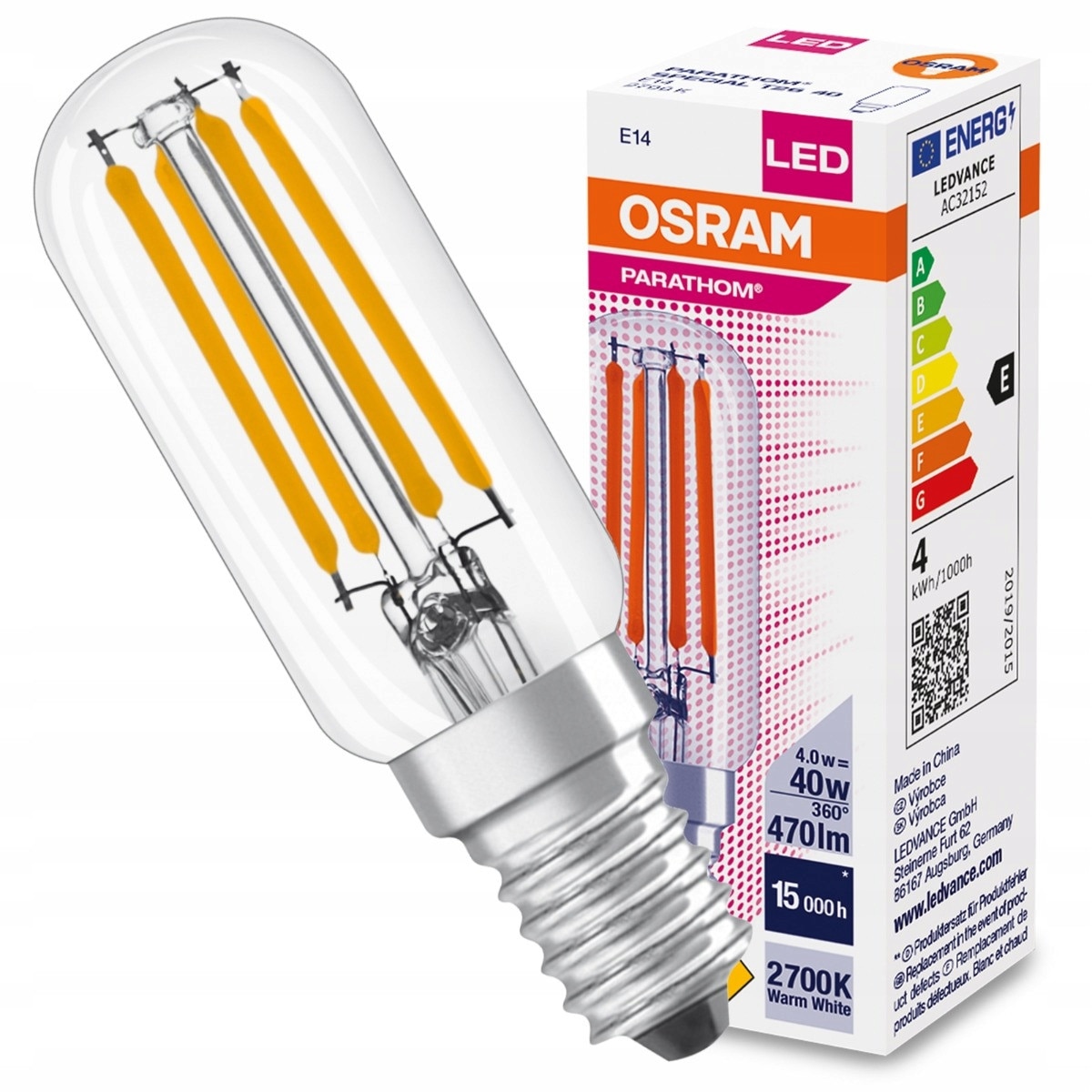 Bec Led Osram Mini E14 T26 4 W 2700 K Emag Ro