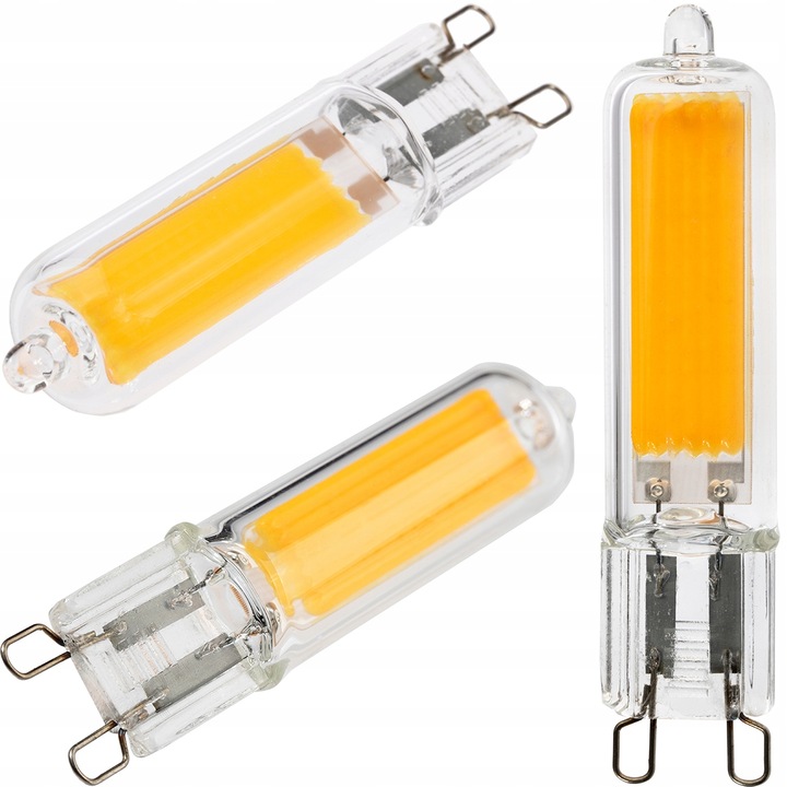 LED капсулна крушка, Lumiled, Алуминий/Стъкло, G9, 5W, 560 lm, 3000K, Топло бяло