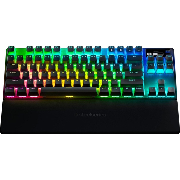 Steelseries Apex Pro TKL (2023) - Fekete - Vezeték Nélküli Mechanikus Gamer Billentyűzet (Angol Kiosztás!) - 2 év garancia