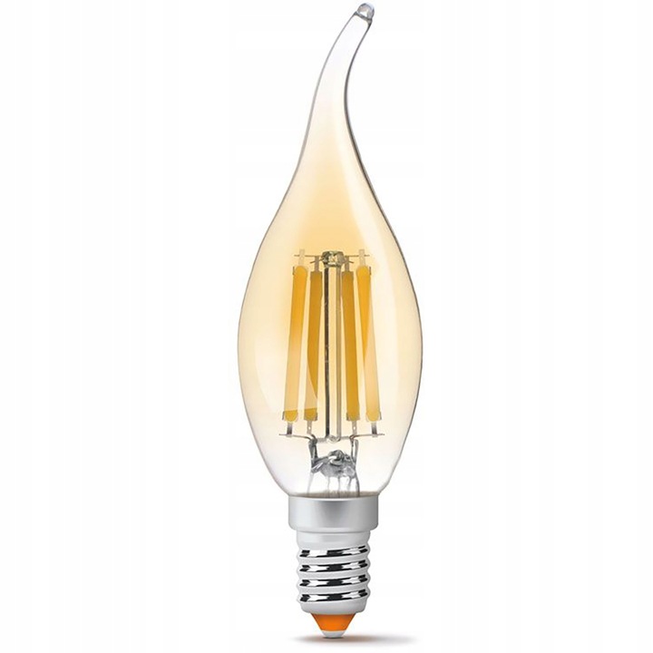 Bec LED, VIDEX, E14, BA35, 6W = 52W, 680lm, 2200K, alb cald