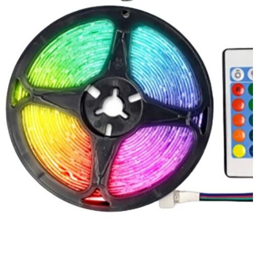 Banda LED, 5 m, Multicolor - eMAG.ro