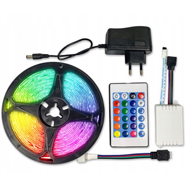 Banda LED, 5 m, Multicolor - eMAG.ro