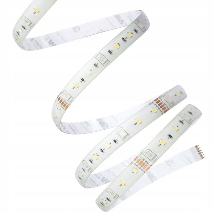 LED szalag, Spectrum, Wi-Fi, RGB + CCT, 5m, 17W, 1200lm, 3000K - 6500K, fehér