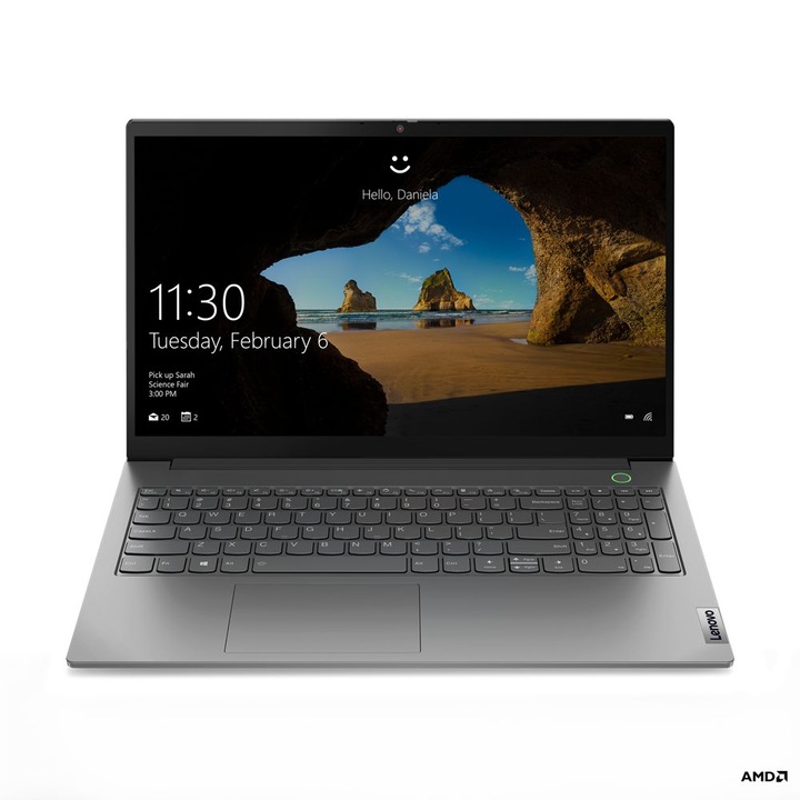 Laptop Lenovo ThinkBook 15 G2 ARE, 15.6 inch, AMD 4700U, 16 GB RAM, 512 GB SSD, Radeon Graphics, Windows 10 Pro