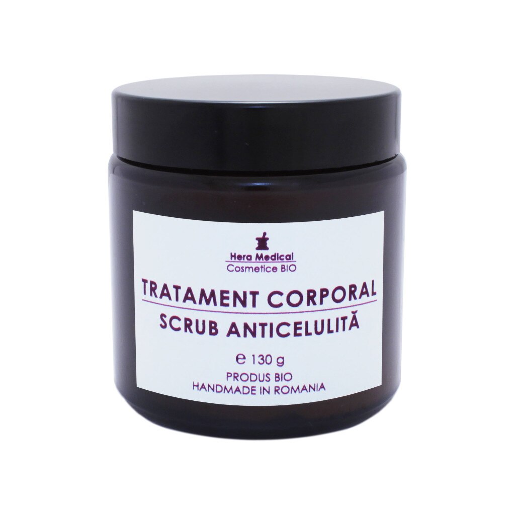 Exfoliant tratament celulita, Hera Medical Cosmetice BIO, 120 ml