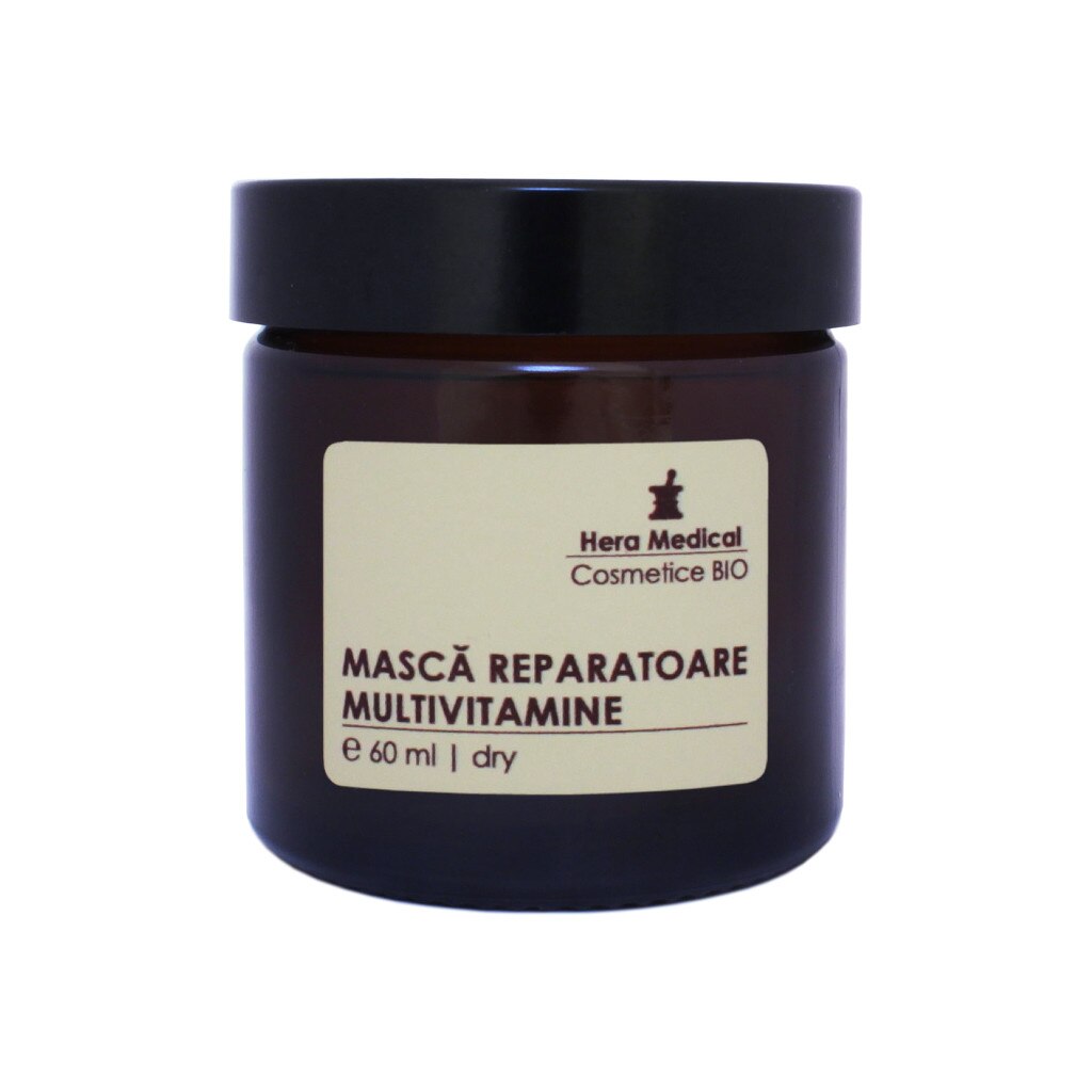 Masca reparatoare multivitamine, Hera Medical Cosmetice BIO, 60 ml