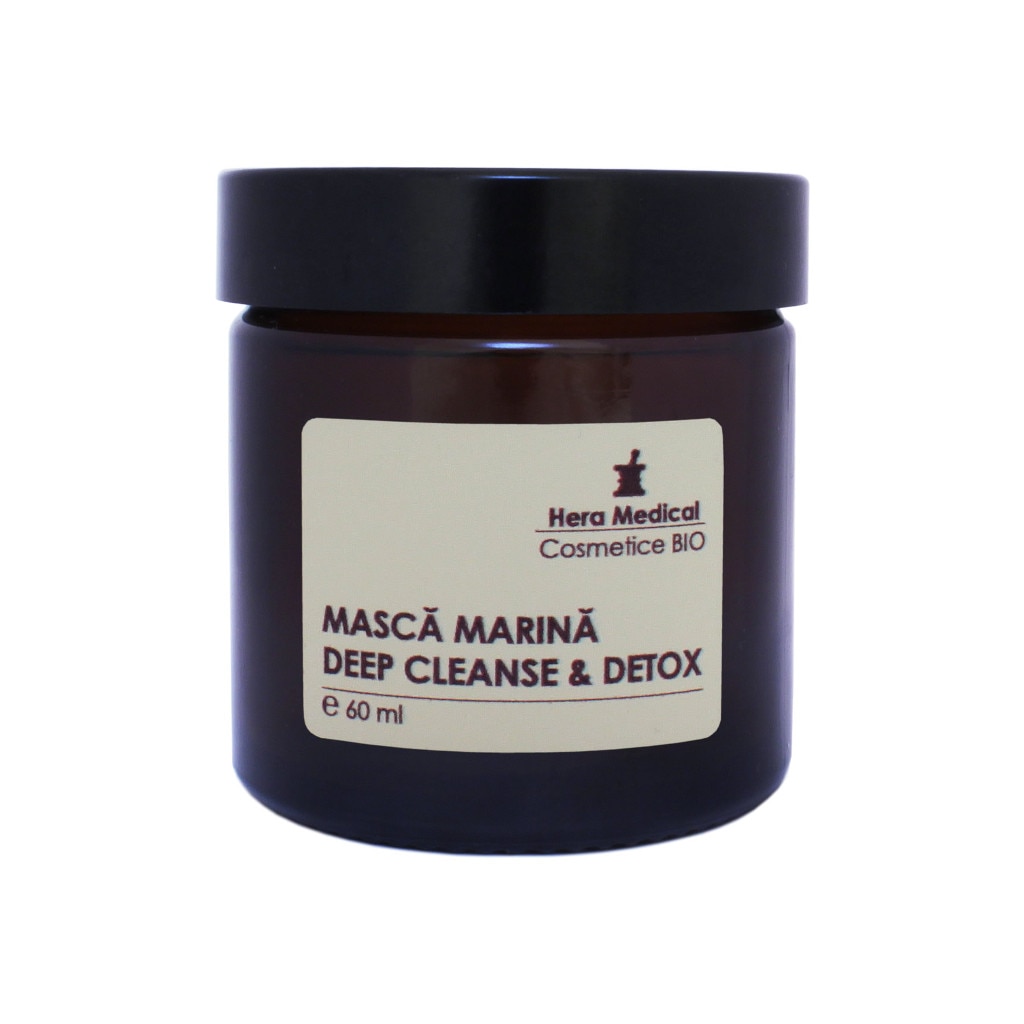 Masca marina Deep Cleanse & Detox, Hera Medical Cosmetice BIO, 60 ml