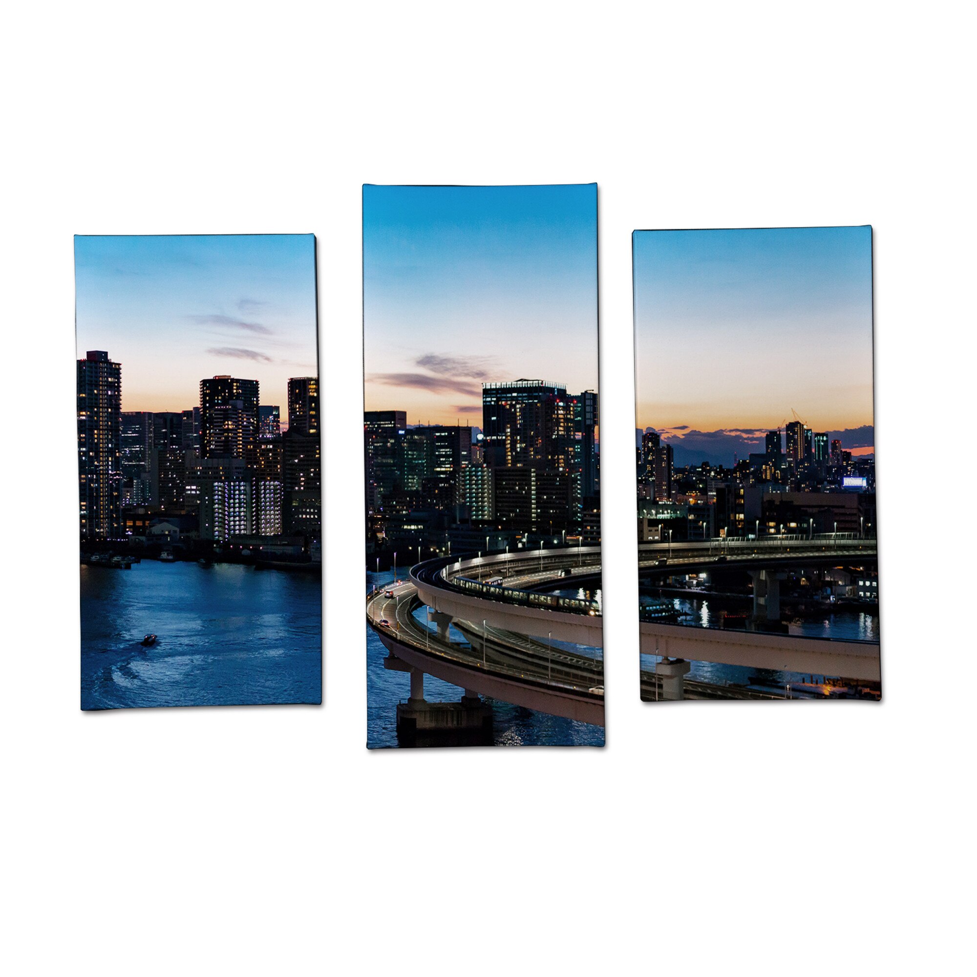 Tablou Multi-Canvas Artantida - Tokyo Bridge 70 x 105 cm