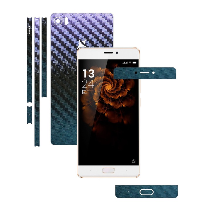 Защитно фолио Carbon Skinz, Adhesive Skin Cover за калъфа, Carbon Cameleon, посветен на Allview X3 Soul Pro