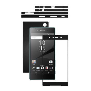 Folie de protectie Carbon Skinz, Husa de tip Skin Adeziv pentru Carcasa, Negru Mat dedicata Sony Xperia Z5 Folie de protectie Carbon Skinz, Husa de tip Skin Adeziv pentru Carcasa, Negru Mat dedicata Sony Xperia Z5