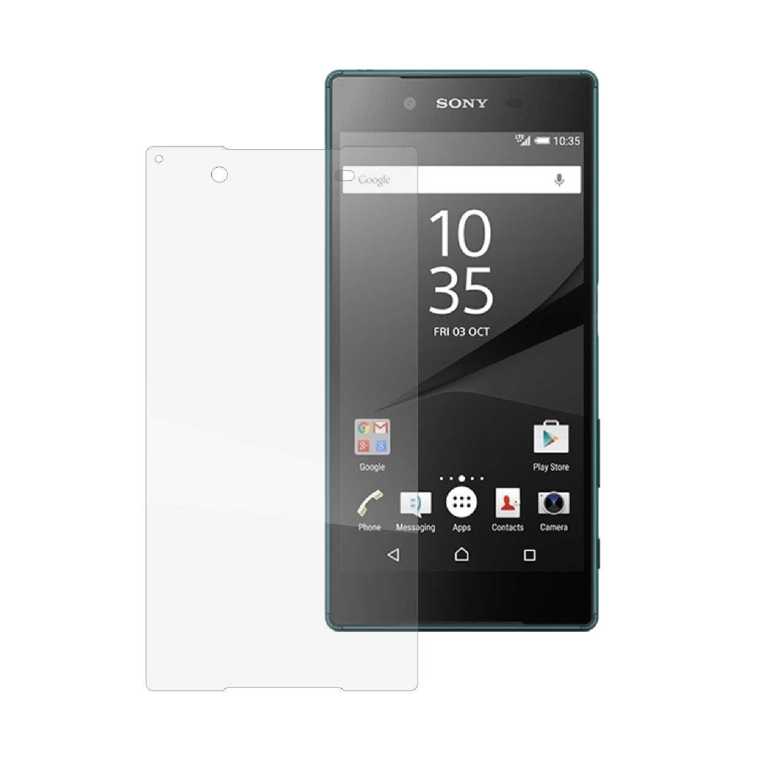 Set 2 Folii Protectie Ecran, Acoperire Totala, Adezive si Foarte Flexibile, Invisible Skinz Ultra-Clear HD pentru Sony Xperia Z5