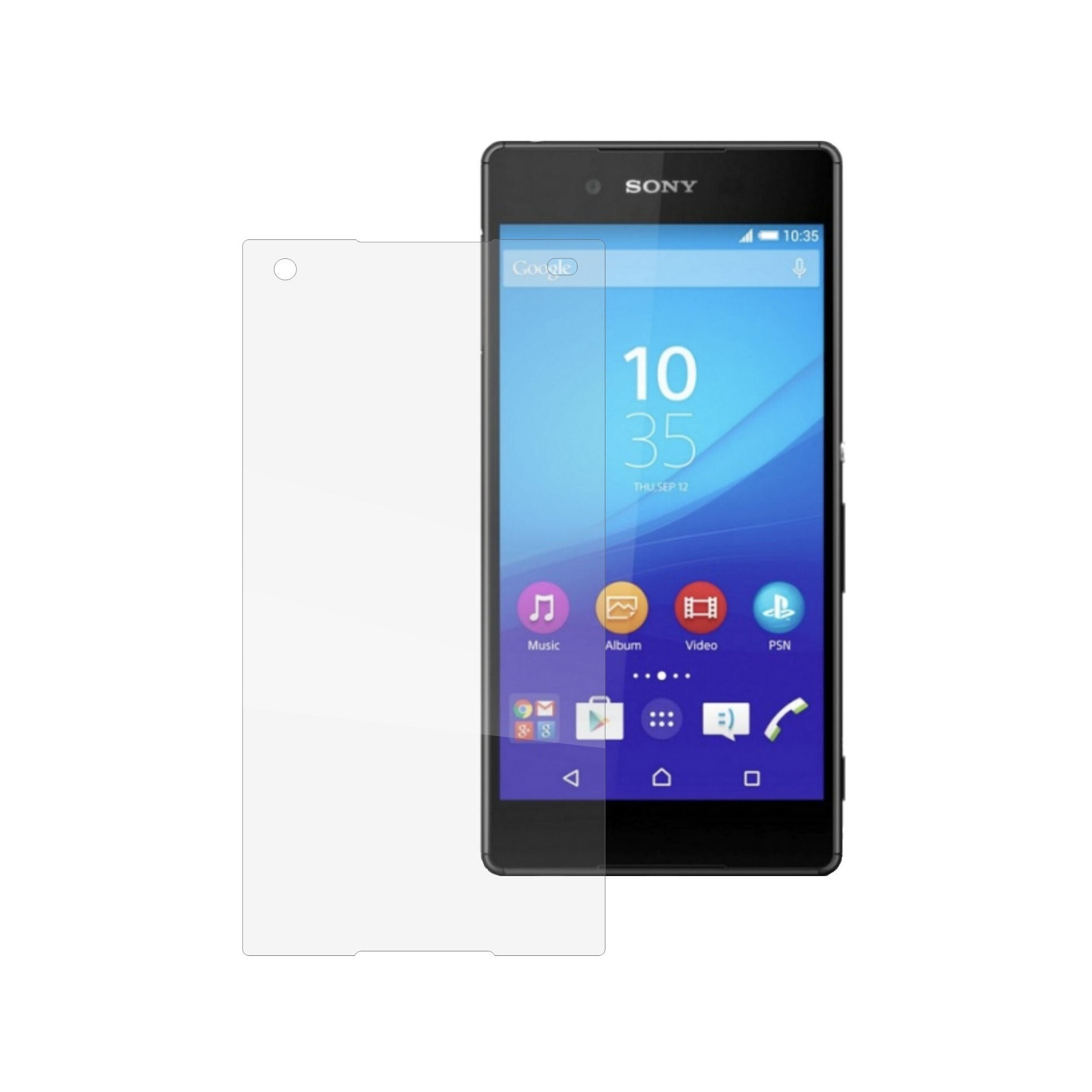 Set 2 Folii Protectie Ecran, Acoperire Totala, Adezive si Foarte Flexibile, Invisible Skinz Ultra-Clear HD pentru Sony Xperia Z5 Compact